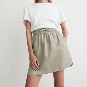 Madewell Linen Mini Skirt